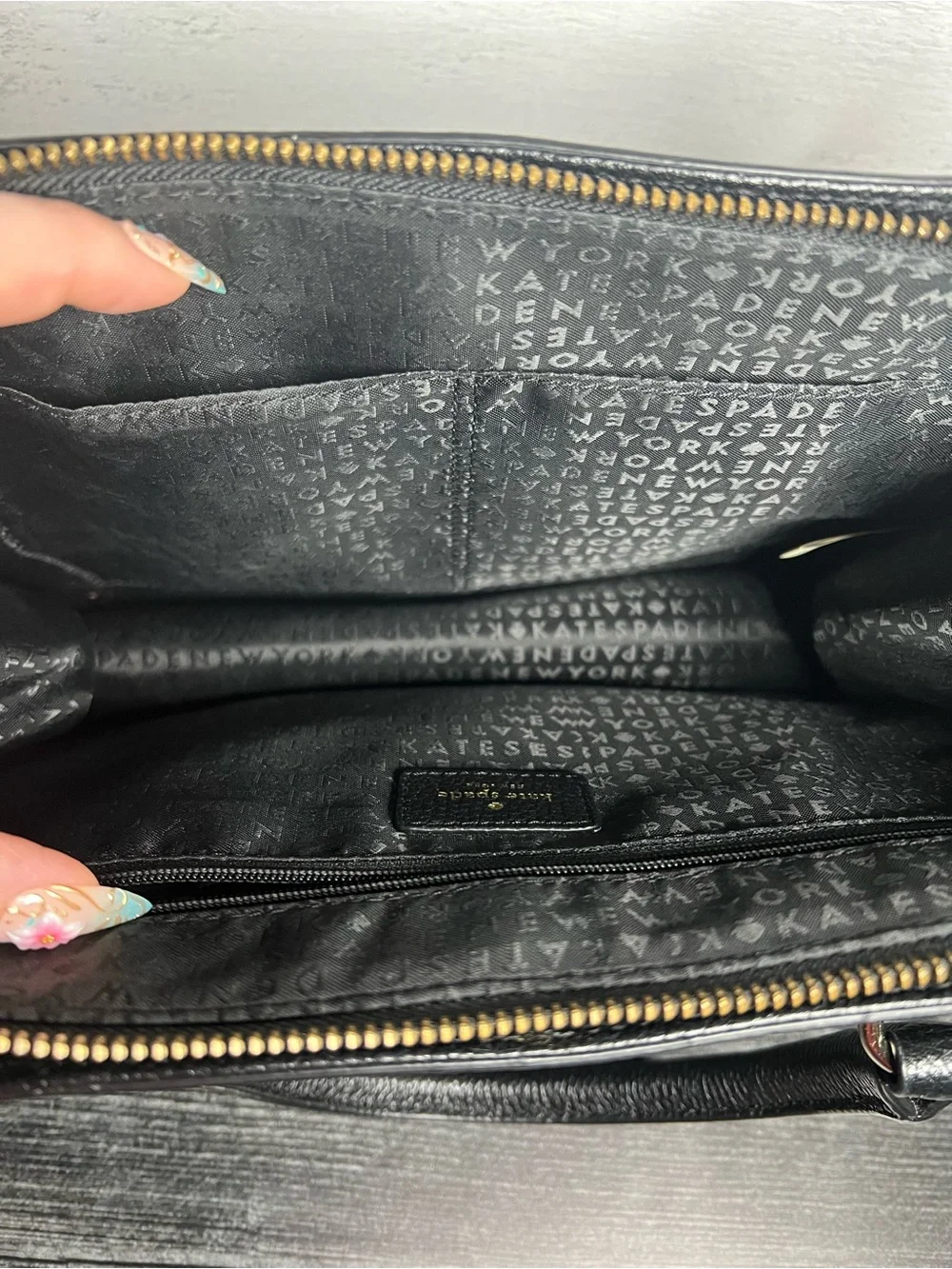 kate spade black pebbled leather crossbody satchel